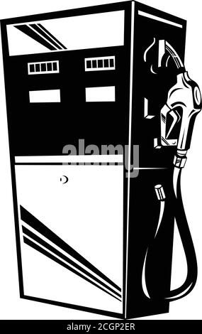 petrol pump clipart black and white fish