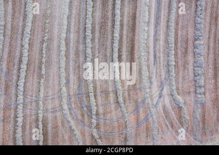 Aerial view of the agricultural landscape in Villatomil, Medina de Pomar in the region of Las Merindades, Burgos, Castilla y Leon, Spain, Europe Stock Photo