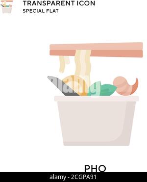 Pho vector icon. Flat style illustration. EPS 10 vector. Stock Vector