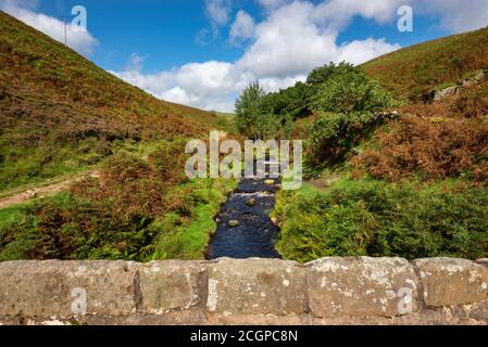 Three Shires Head, Axe Edge Moor, Peak District, England. Stock Photo