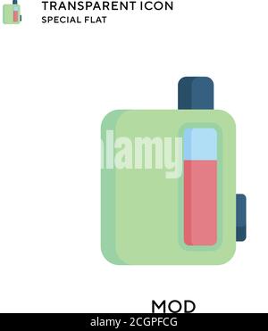 Mod vector icon. Flat style illustration. EPS 10 vector. Stock Vector