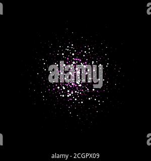 colored shiny splash on black background. Vector illustration. eps 10 Stock Vector