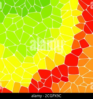 colored pebbles. colorful background. Vector graphics. Green, yellow, red, orange. eps 10 Stock Vector