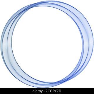 Abstract swirl energy circle Blue element design wave. eps 10 Stock Vector