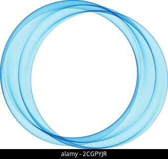 Wavy blue lines abstract vector business background. Design element. eps 10 Stock Vector