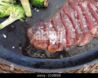 Picanha dish, filet steak typical of brazil Stock Photo