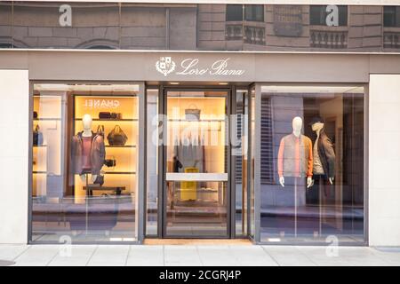 loro piana store Stock Photo - Alamy