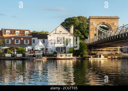 Marlow, a picturesque market town in Buckinghamshire, England, UK, on the River Thames