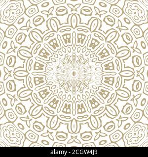 Oriental Seamless Vector Pattern - Repeating ornament for textile, wraping paper, fashion etc. Stock Vector
