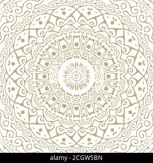 Oriental Seamless Vector Pattern - Repeating ornament for textile, wraping paper, fashion etc. Stock Vector