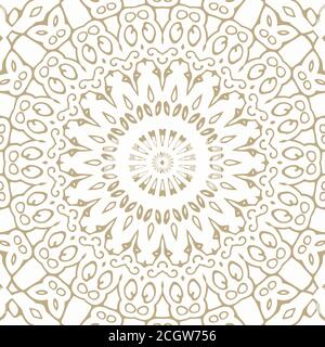 Oriental Seamless Vector Pattern - Repeating ornament for textile, wraping paper, fashion etc. Stock Vector