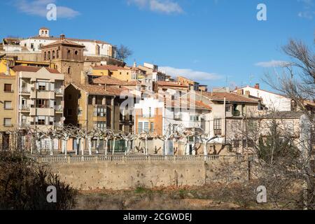 Cervera del Rio Alhama town in La Rioja province, Spain Stock Photo