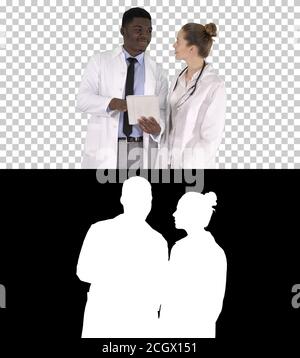 Intellectual healthcare professional afro american doctor with c Stock Photo