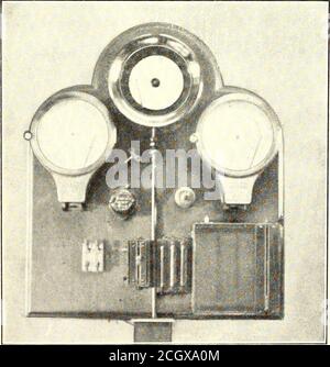 . Electric railway journal . Boston Elevated Signal Maintenance—Signal Test for Main-tenance Work, Signal Inspectors Office mainly with the making and interpretation of signal orinterlocking wiring diagrams. On maintenance work each man is allotted a regularsection of the line, although on occasion the force isconcentrated at points requiring special attention.Exclusive of the Cambridge subway, the rapid transit. Boston Elevated Signal Maintenance—Recording Air Gageand Voltmeter, Office of Signal Inspector lines are divided into two approximately equal geo-graphical sections, three maintainers Stock Photo