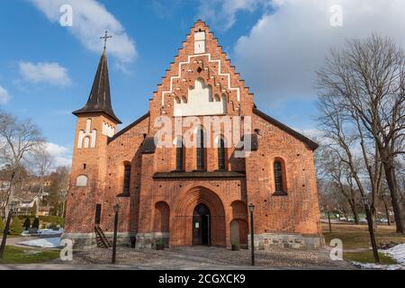 Mariakyrkan, Saint Mary's Church, Sigtuna parish (Sigtuna, Sweden) Stock Photo