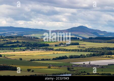 Looking over to East Lomond Hill from Largo Law Hill near Leven Fife, Scotland Stock Photo