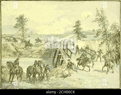 The first gun at Chickamauga Stock Photo - Alamy