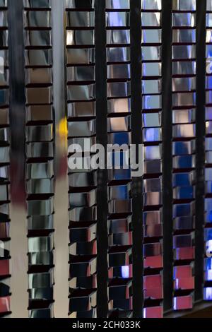 Abstract metallic silver geometric background  Stock Photo
