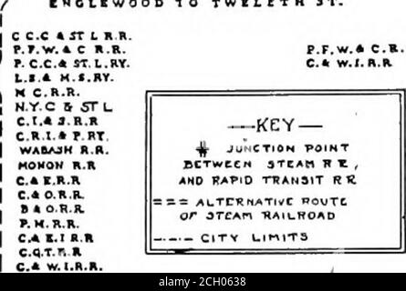 . The railway terminal problem of Chicago; a series of addresses before the City club, June third to tenth, 1913, dealing with the proposed re-organization of the railway terminals of Chicago, including all terminal proposals now before the City council committee on railway terminals .. . r ^ TwCLETH ST.. Plate 17. Stock Photo