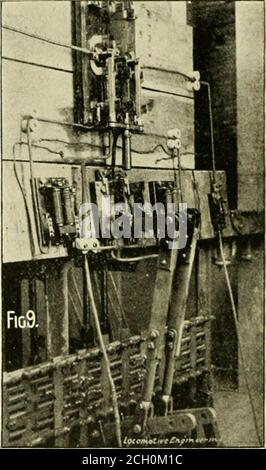 . Locomotive engineering : a practical journal of railway motive power and rolling stock . ntirely reverse the lever. An interlocking device which has comeinto use in the last two years, for the pro- tection of a crossing of an electric roadw ith a steam or with another electric road,and which promises, with the rapid in-crease in the use of electricity for streetrailroads, and their extension consequentupon the same, to be quite extensively in-troduced, has been patented by Mr. GeorgeGibbs, Mechanical Kngincer of the Chi-cago, Milwaukee & St. Paul Railway. .t any street crossing, when a chan Stock Photo