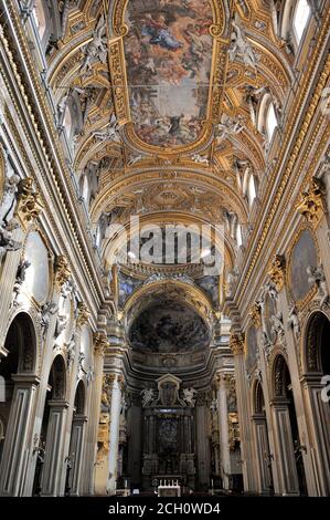 italy, rome, church of santa maria in vallicella (chiesa nuova) interior