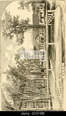 . Suburban homes on the 'Old Colony.' A directory for those who seek a suburban residence . tandpoint. The views are of land and ocean scenery, orof the two commingled, the North Shore as far as Marblehead and theSouth Shore to Cohasset presenting their unrivalled attractions; whilethe islands of Boston Harbor, and dotted along the coast the baysand indentations next the main land west and south, and theanimation of the scene afforded by the myriad of marine craft alwaysin sight, the circling, screaming sea-fowl, and the passing trains andevidences of the occupations of humanity inland, render Stock Photo