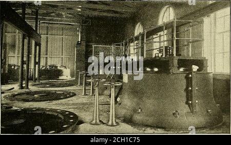 The electric transformer on the rack Stock Photo - Alamy