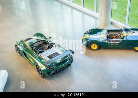 top view of Lotus in the Barber Vintage Motorsports Museum Leeds Alabama USA Stock Photo