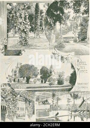 . Tour of the continent : Colorado, California & Yellowstone National Park : special train, personally conducted via New York Central & Hudson River R.R. and connecting lines . Pasadena. The most fashionable and picturesquetown out of Los Angeles. Beautiful drives, palatial homes,and the magnificent Hotel Green, reached by Pasadena andLos Angeles Electric Railway, Southern Pacific, Santa F6and Terminal Railways. Fare, 25 cents. Mount Lowe. One of the most delightful scenic tripsin the world. The cars reach an altitude of 3500 feet. TheEcho Mountain House and Alpine Tavern are reached bythe Pas Stock Photo
