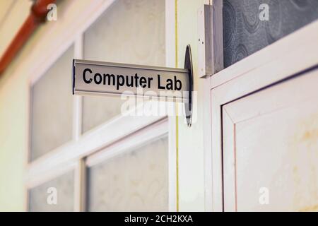 Computer Lab Stock Photo