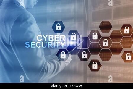 Cyber security 2021. Organization Data Protection concept. Stock Photo