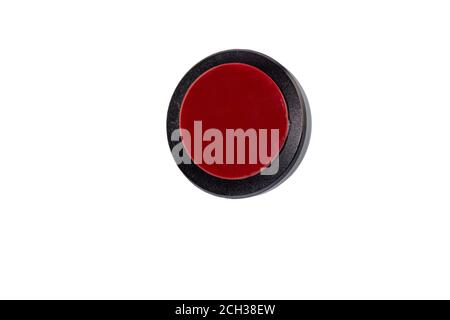 Car mobile phone holder. A mobile device holder of adjustable device size fitted to an air conditioner outlet in a car. Stock Photo