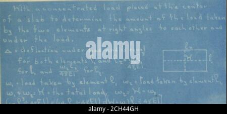 . The design of the Chicago and Northwestern Railway train shed . arth pressure althoughit did not determine the design of the above wall. The amount of the earth pressure is taken as ISH*^ applied horizontally at apoint 2/3 H from the top of the wall. This quantity is deduced i from Rankines formula for earth pressure and is shown in fig. 10. I By referring to fig. 15 which shows the platfona it will be seen that it is made up of reinforced concrete slabs. The design I of slabs is still a mooted question. Then too, all discussionsknown to the writer consider the slabs as uniformly loaded. The Stock Photo