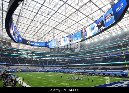 Inglewood, United States. 13th Sep, 2020. Los Angeles Rams play against the Dallas Cowboys at SoFi Stadium in Inglewood, California on Sunday, September 13, 2020. Photo by Lori Shepler/UPI Credit: UPI/Alamy Live News Stock Photo