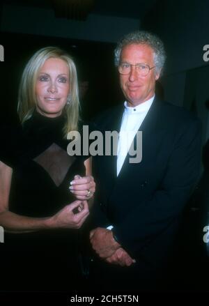 Beverly Hills, California, USA 23rd March 1996 Actress Joan Van Ark and husband John Marshall attend Multiple Sclerosis Association of American Presents The First Annual 'Woman of the Year' Award to Ms. Marcia Clark on March 23, 1996 at the Beverly Hilton Hotel in Beverly Hills, California, USA. Photo by Barry King/Alamy Stock Photo Stock Photo