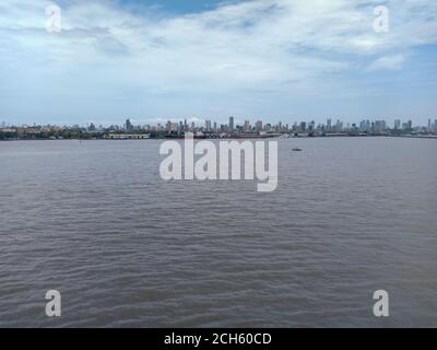 mumbai city a view from mumbai harbor Stock Photo