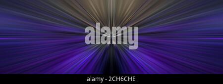 Dynamic lines of light. Light from central point. Bright flash of light. Dynamic movement in space. Stock Photo