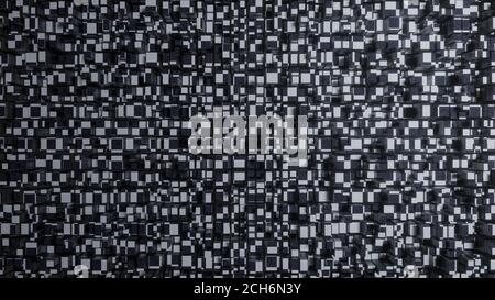 3d abstract geometric background. 3D rendering illustration. Stock Photo