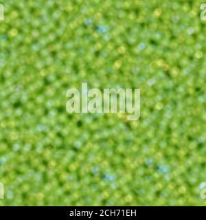 Defocused green lights. Seamless texture. Tile ready. Stock Photo