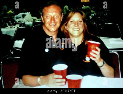 *BEST QUALITY AVAILABLE*  Undated collect photo of Tony and Karen Collins who spoke of how their  7,000 dream wedding in Jamaica was ruined by Hurricane Ivan. The couple were looking forward to taking their vows exactly four years after the day they met, when they were told they were facing immediate evacuation.  Stock Photo