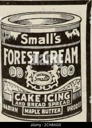 . Canadian grocer January-June 1921 . Highest awards in all countriesfor past 90 years including 1919. Syrup is superior to anything I have seen. M. Mockford, Charlmond Road, London, England. The name SMALL is standard for Maple quality, andprice past 90 years. Advertised in street cars and leadingfarm and home papers. Stocked by jobbers world over. C. A. MANN COMPANY Strictly New Laid EggsChoice Creamery ButterFancy Dressed Poultry Special Attention to Grocers Orders.Satisfaction Assured. LONDON, ONTARIO Phone 1577 ■February 25, 1921 CANADIAN GROCER 17 THE WANT AD will supply your wants. The Stock Photo