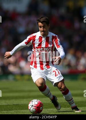 Stoke City's Bojan Krkic during the Barclays Premier League match at the Britannia Stadium, Stoke-on-Trent. Stock Photo