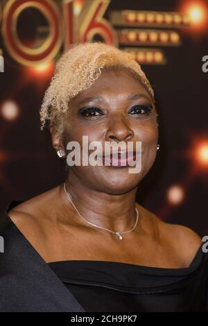 Lorna Laidlaw attending the British Soap Awards 2016 at the Hackney Empire, 291 Mare St, London. PRESS ASSOCIATION Photo. Picture date: Saturday May 28, 2016. See PA Story SHOWBIZ Soap. Photo credit should read: Matt Crossick/PA Wire Stock Photo