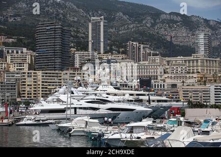 Boats in Monaco Harbour, Monaco. PRESS ASSOCIATION Photo. Picture date: Friday May 27, 2016. See PA story AUTO Monaco. Photo credit should read: David Davies/PA Wire. Stock Photo