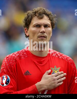 Ukraine goalkeeper Andriy Pyatov Stock Photo