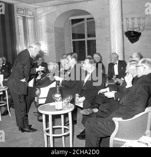 The Press Association's Chairman's Dinner at the Savoy Hotel, London. Stock Photo