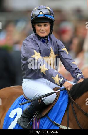 Jockey Emily Bullock Stock Photo - Alamy