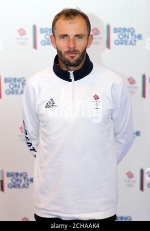 Team GB sailor Nick Dempsey during the Team GB Kitting Out session at the NEC, Birmingham. Stock Photo
