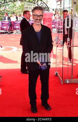 David Baddiel attending the UK Premiere of The BFG at Leicester Square, London. PRESS ASSOCIATION Photo. Picture date: Sunday 17th July, 2016. Photo credit should read: Ian West/PA Wire Stock Photo