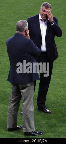 England manager Sam Allardyce with FA chairman Greg Clarke (left) Stock Photo